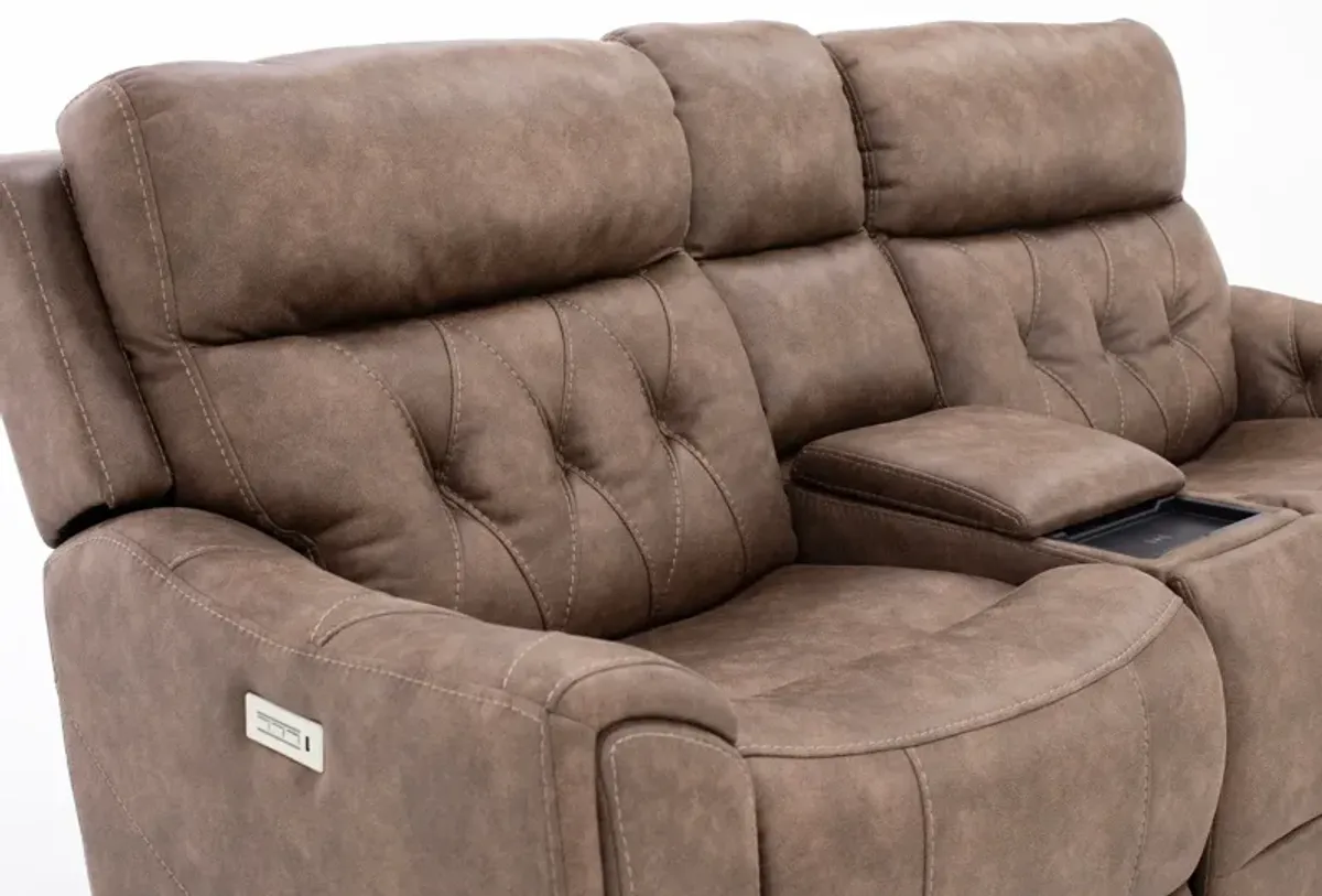 Canyon 3-Pc. Fully Loaded Console Reclining Loveseat