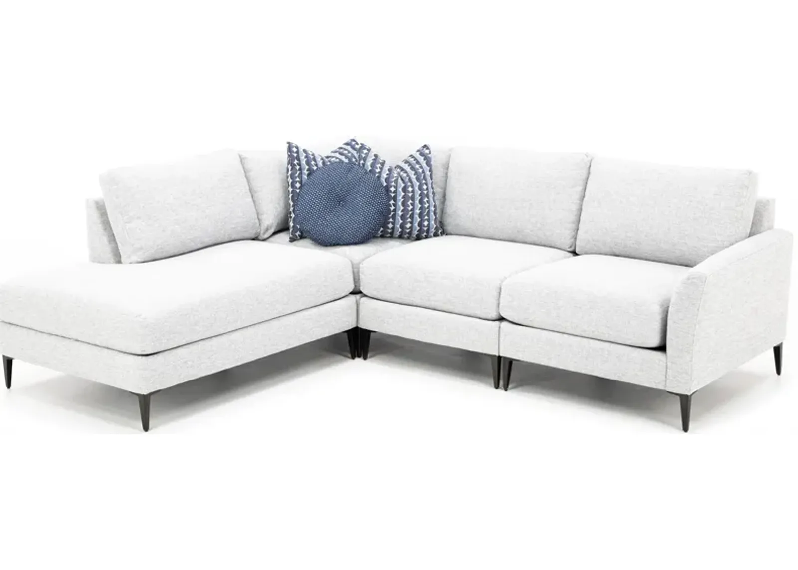 Nova 4-Pc. Sectional With Three Pillows