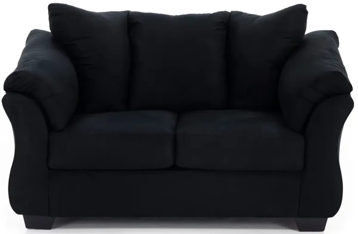 Collins Loveseat in Black