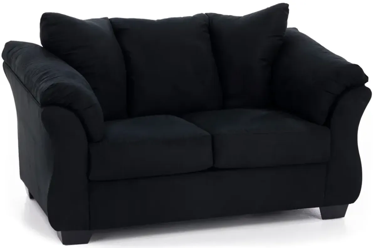 Collins Loveseat in Black