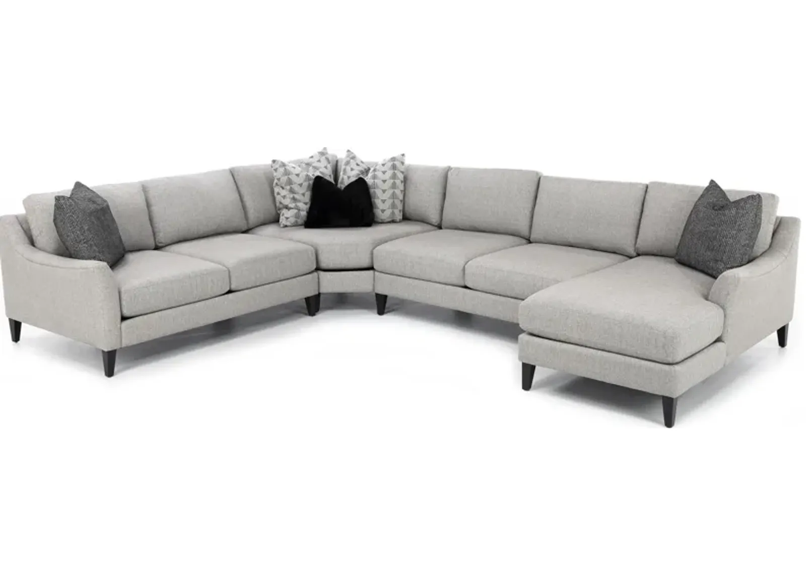 Neils 4-Pc. Sectional with Five Pillows