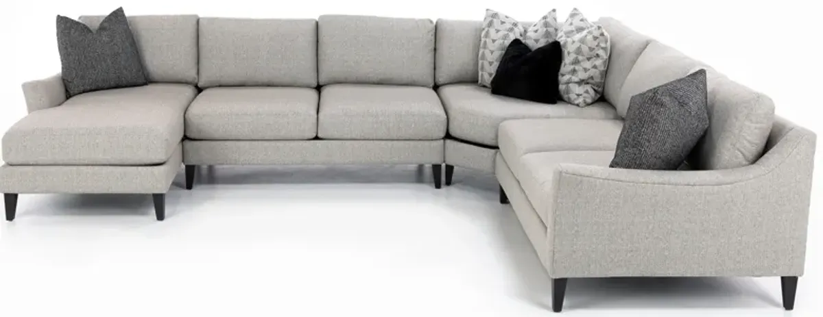 Neils 4-Pc. Sectional with Five Pillows