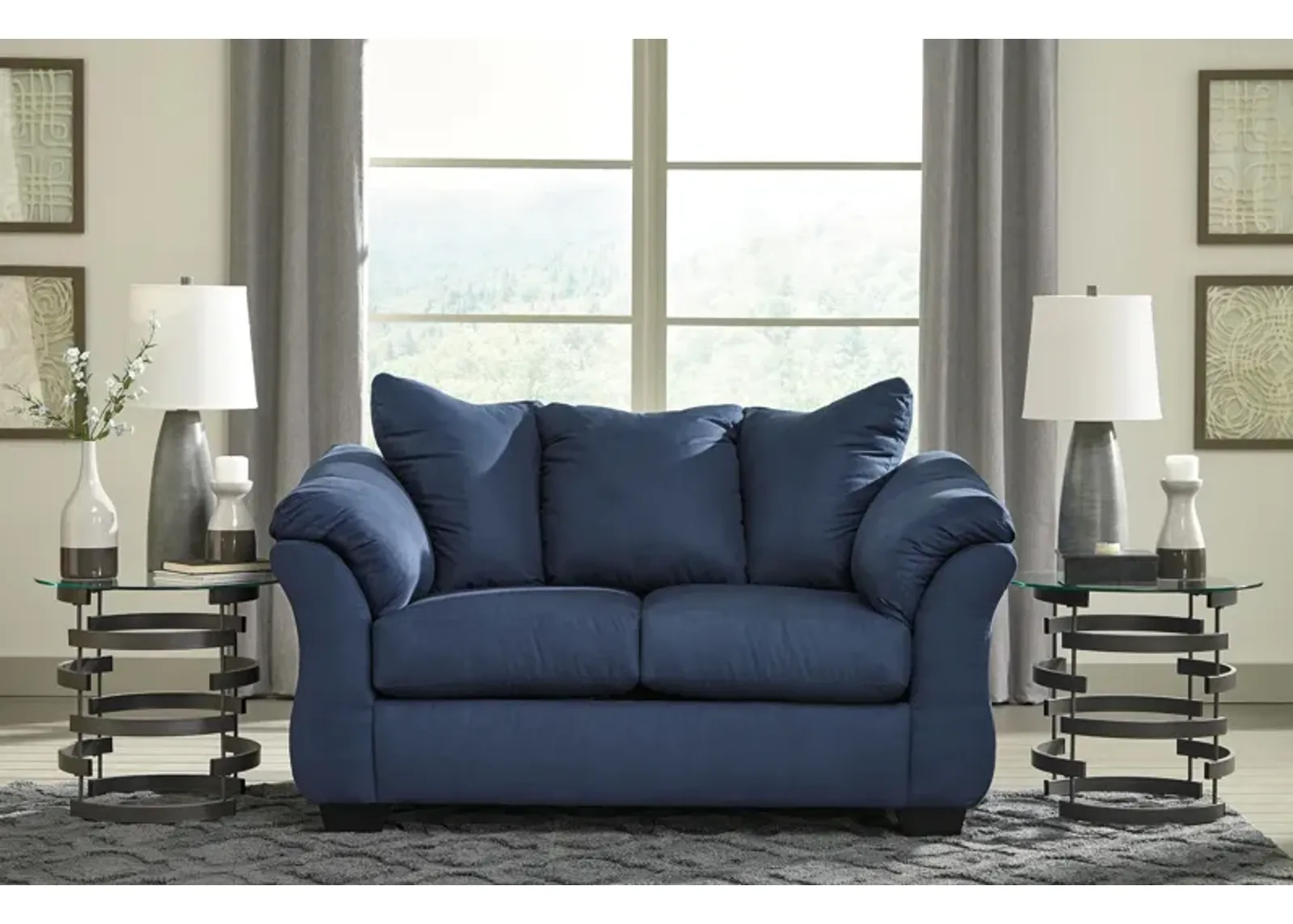 Collins Loveseat in Blue