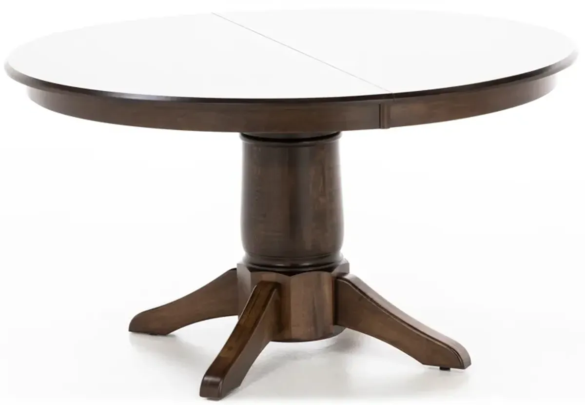 Gascho Riley 54-72" Round to Oval Dining Table, Walnut