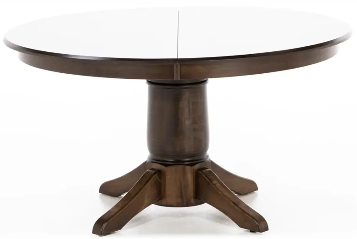 Gascho Riley 54-72" Round to Oval Dining Table, Walnut