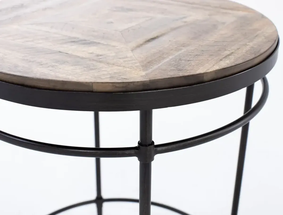 Saint Armand Round End Table 