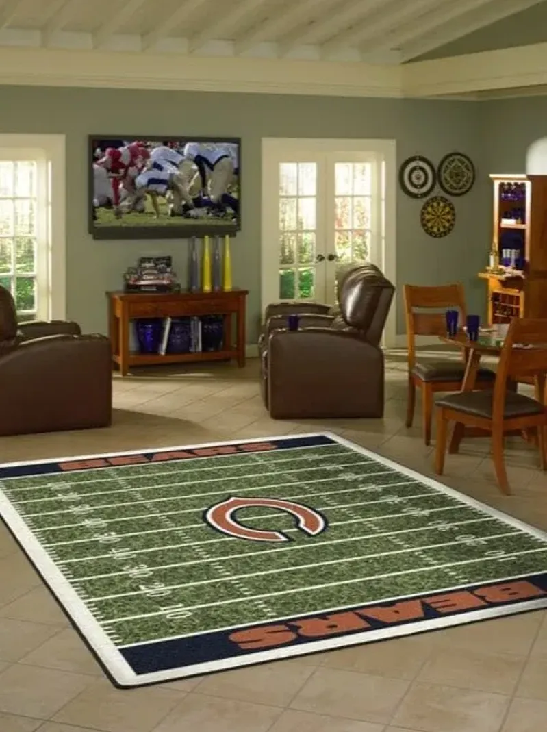 Bears Homefield Area Rug 3'8"W x 5'3"L