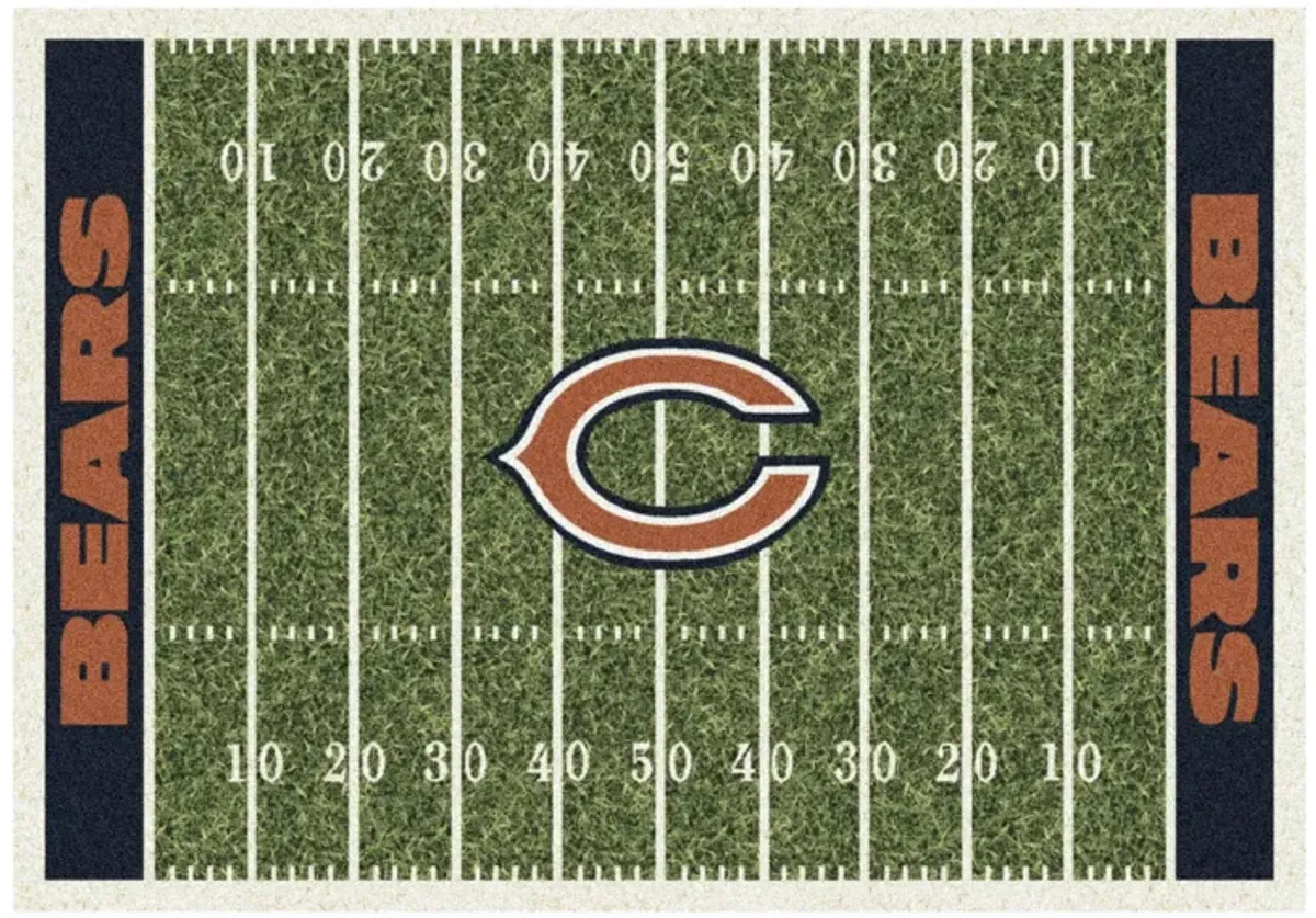 Bears Homefield Area Rug 3'8"W x 5'3"L