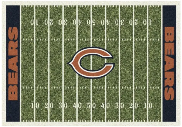 Bears Homefield Area Rug 3'8"W x 5'3"L