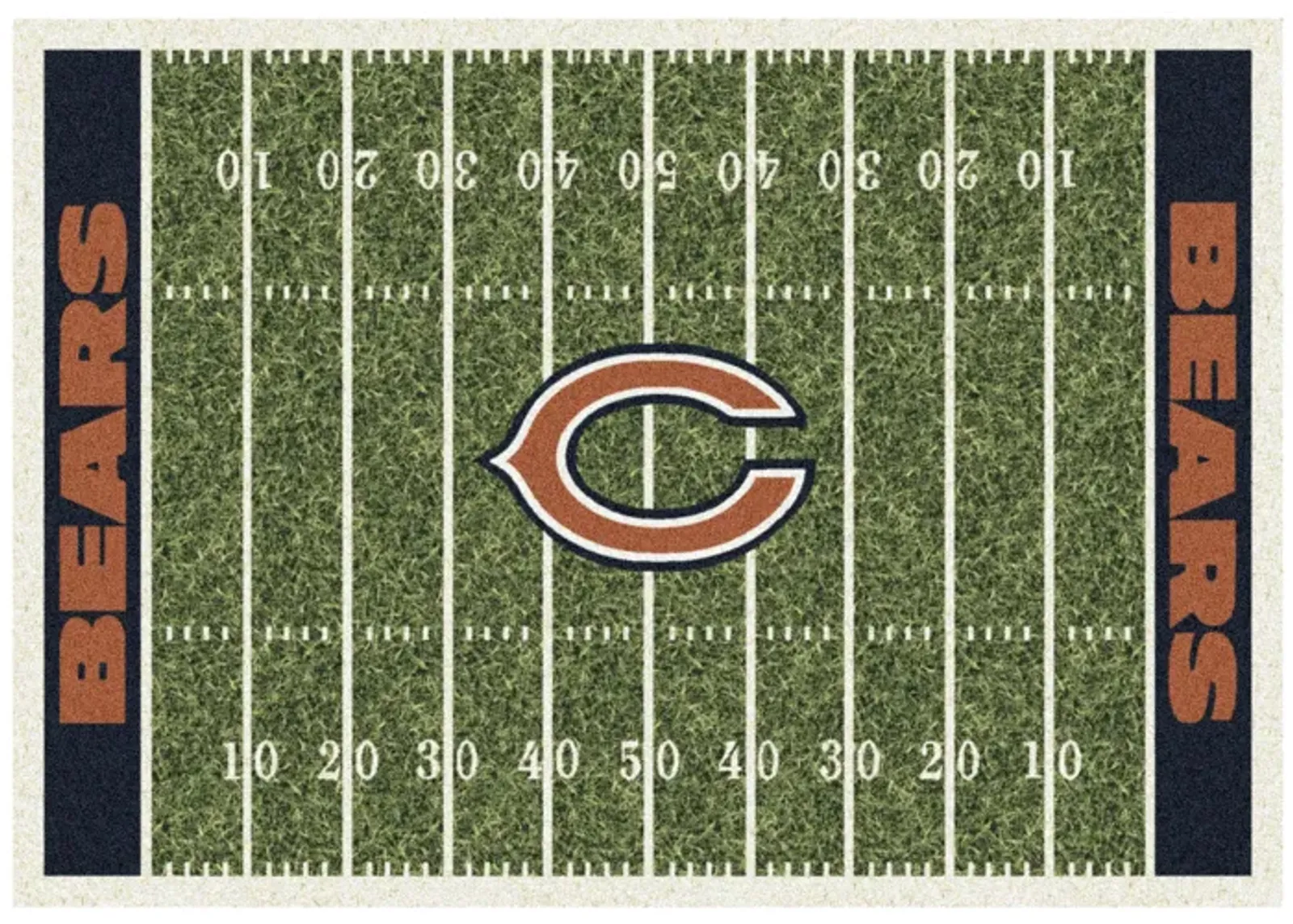 Bears Homefield Area Rug 7'6"W x 10'6"L