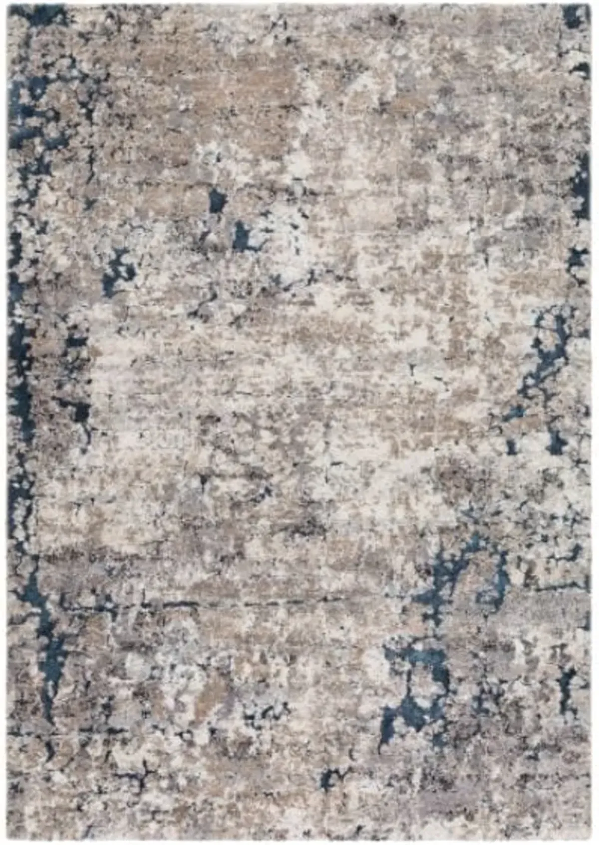 Tuscany Tan/Grey/Blue Area Rug 9'W x 12'1"L