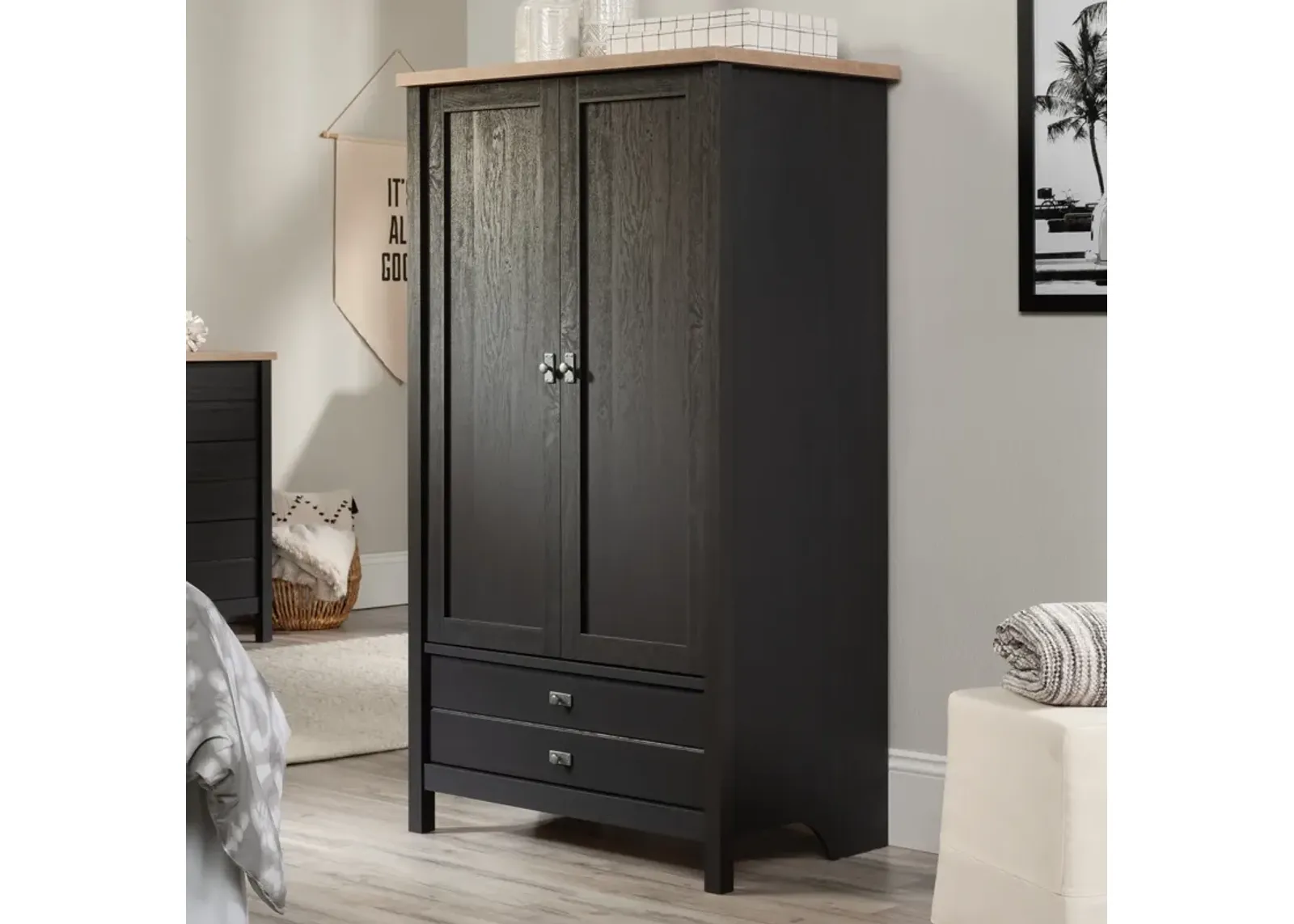 Raven Oak Armoire