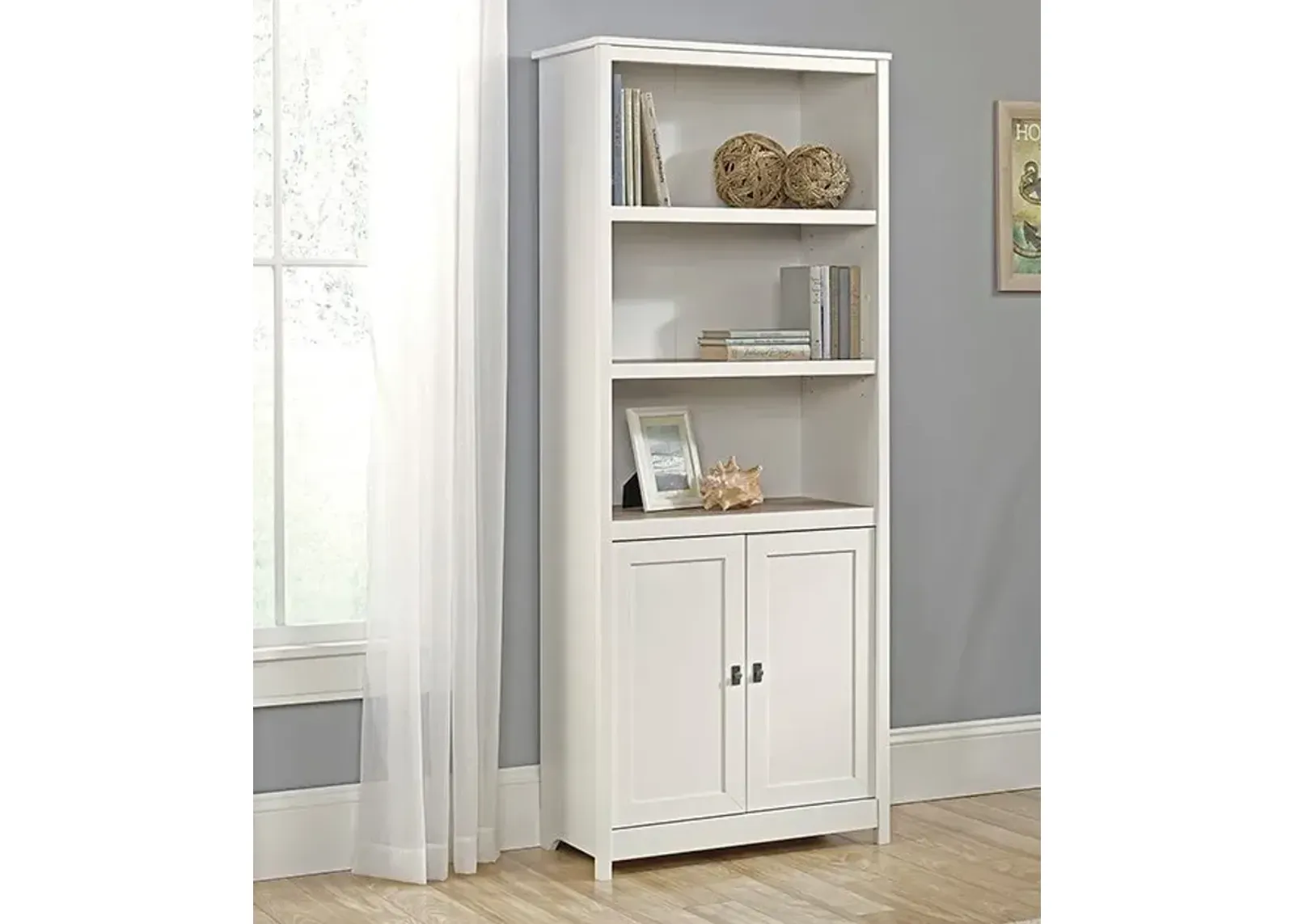 Soft White Bookcase