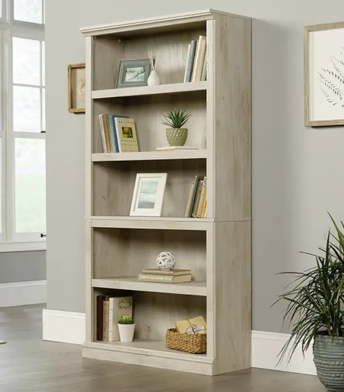 Chalked Chestnut Large Bookcase