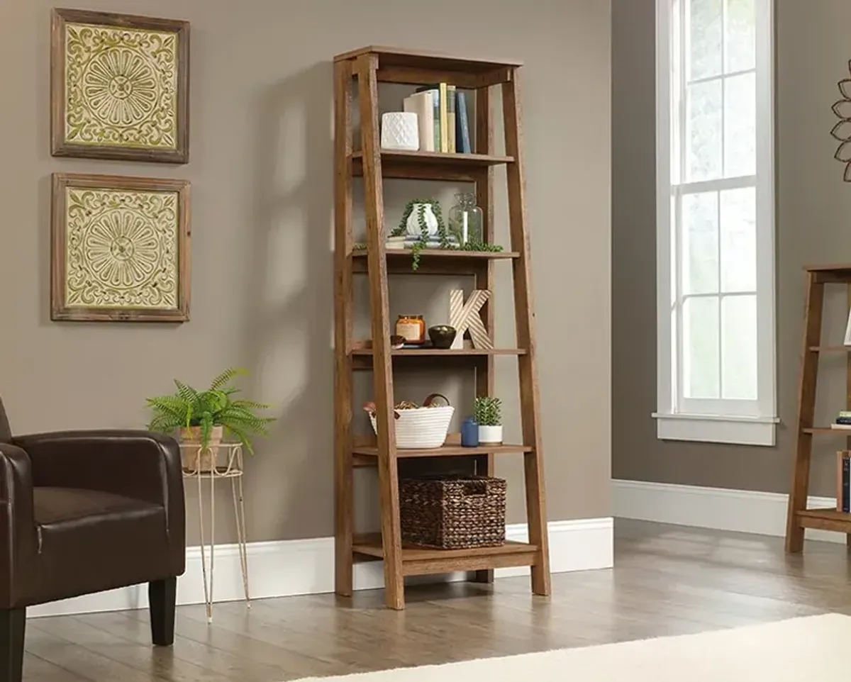 Vintage Oak Trestle Bookcase