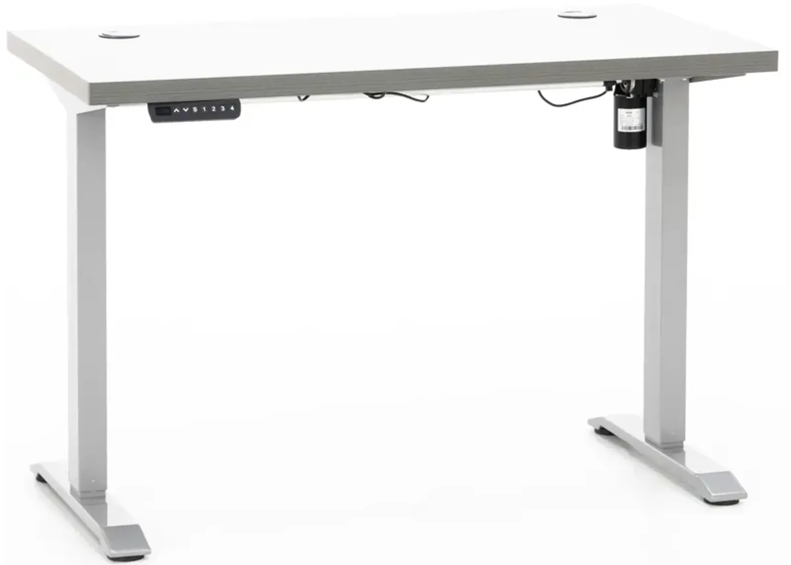 Rise Gray Sit Stand Desk