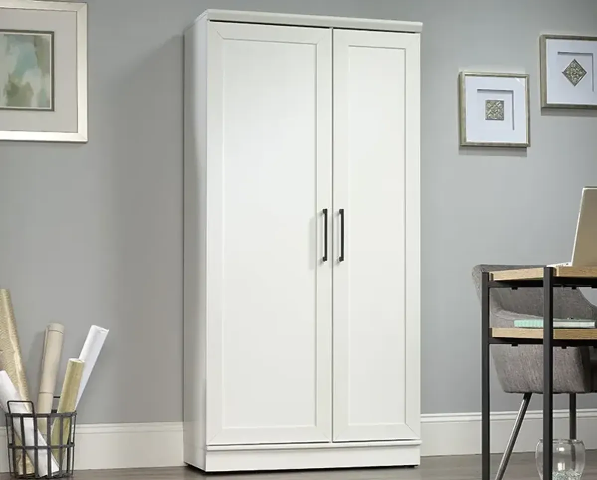 Soft White 36" Storage Cabinet