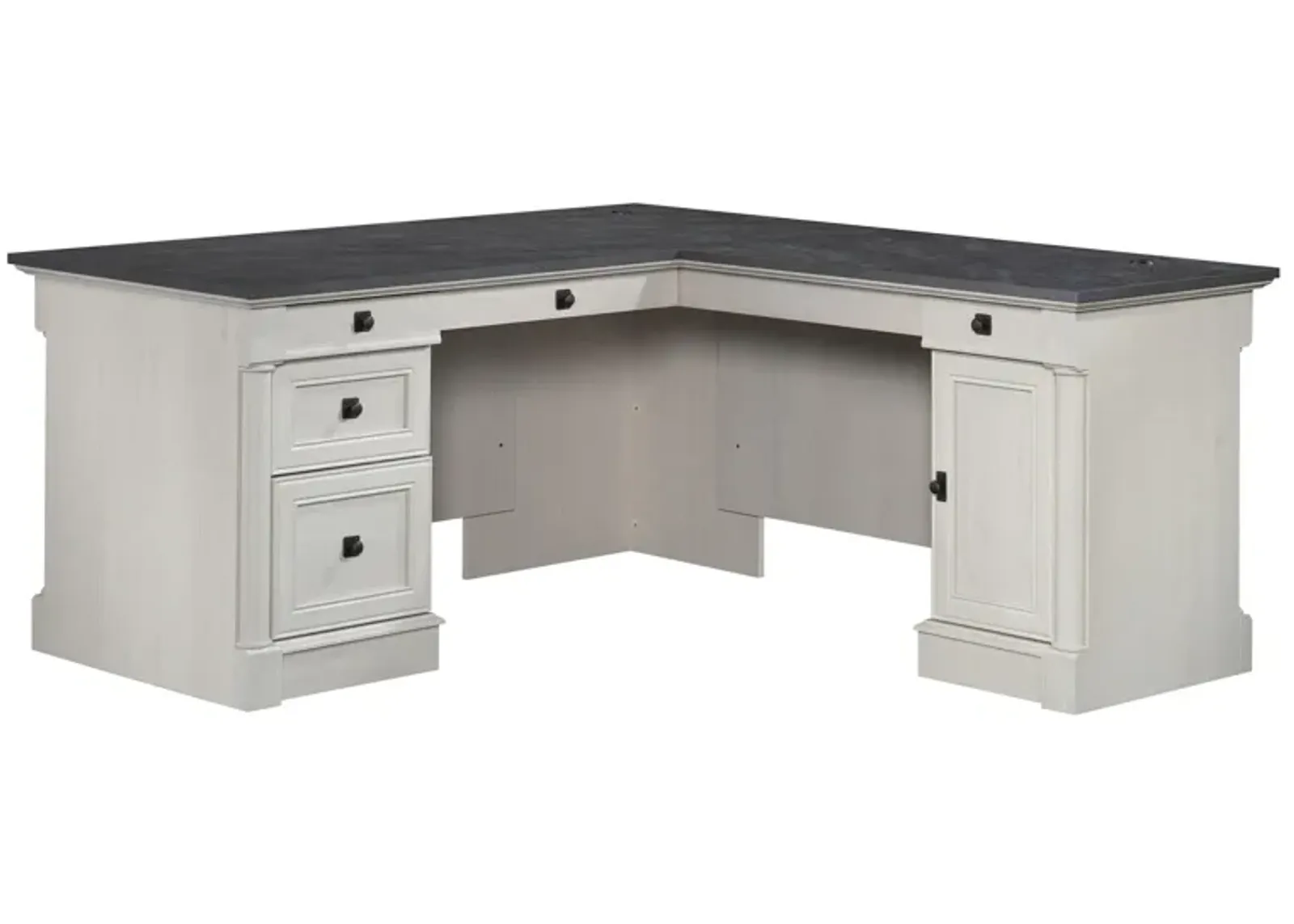 Glacier Oak L Desk