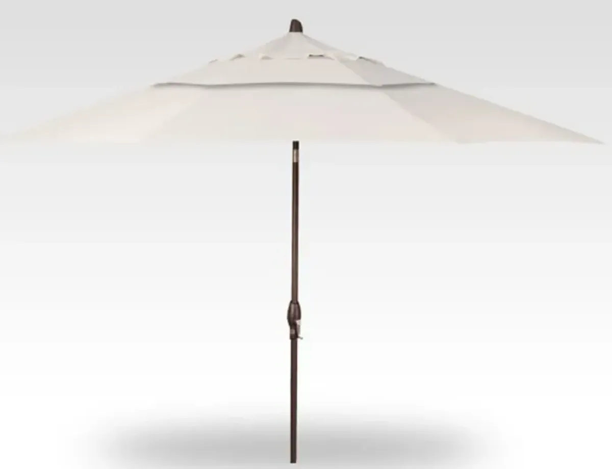 11' Auto Tilt Canvas Umbrella