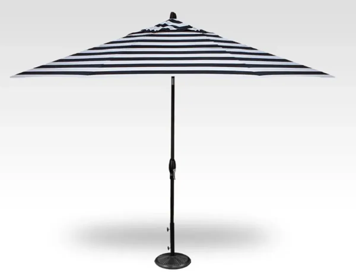 3-Pc 11' Auto Tilt Kinzie Stripe Umbrella