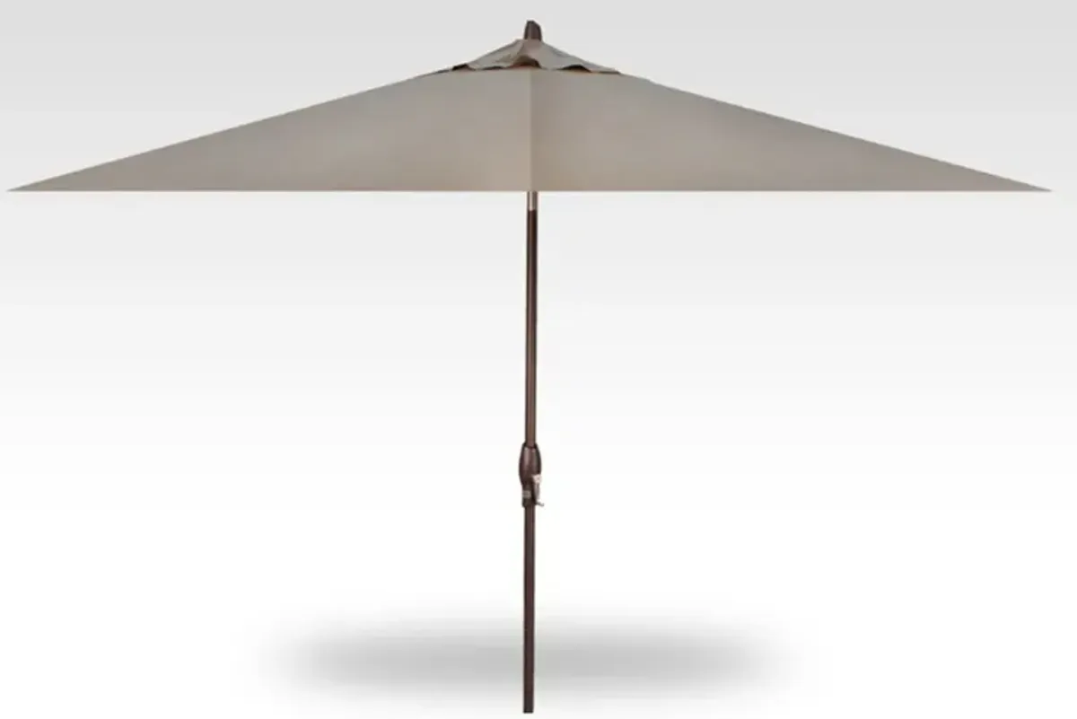 Closeout 8'x10' Rect. Auto Tilt Cast Ash Umbrella