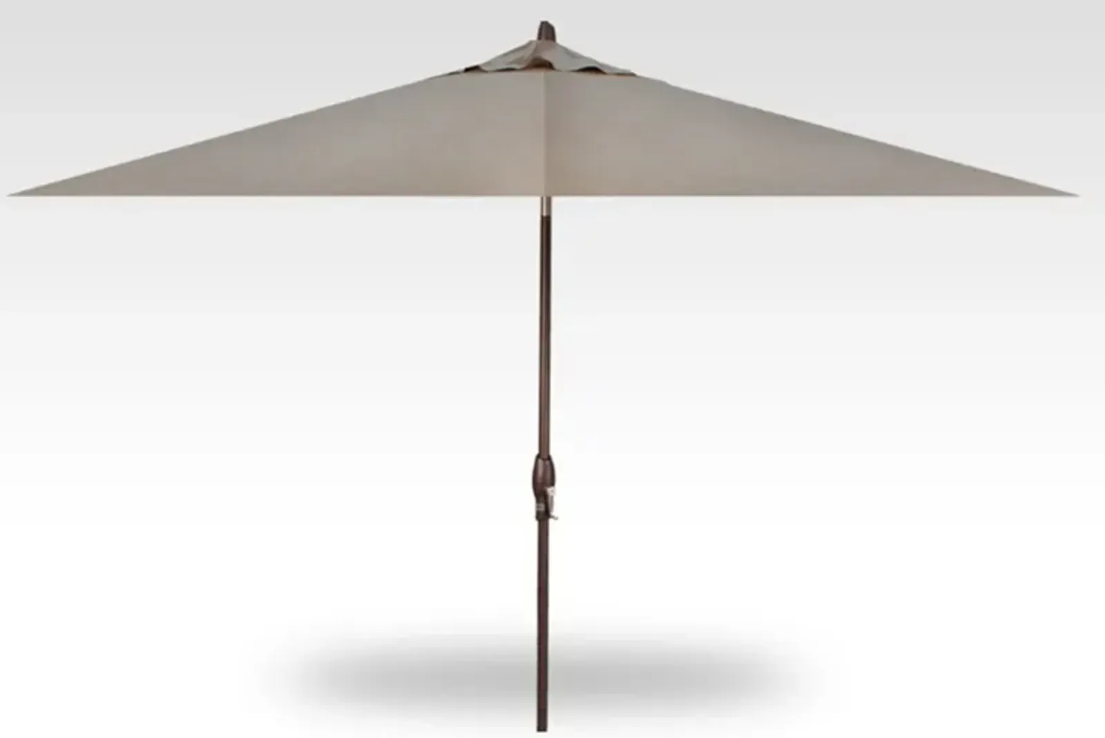 Closeout 8'x10' Rect. Auto Tilt Cast Ash Umbrella