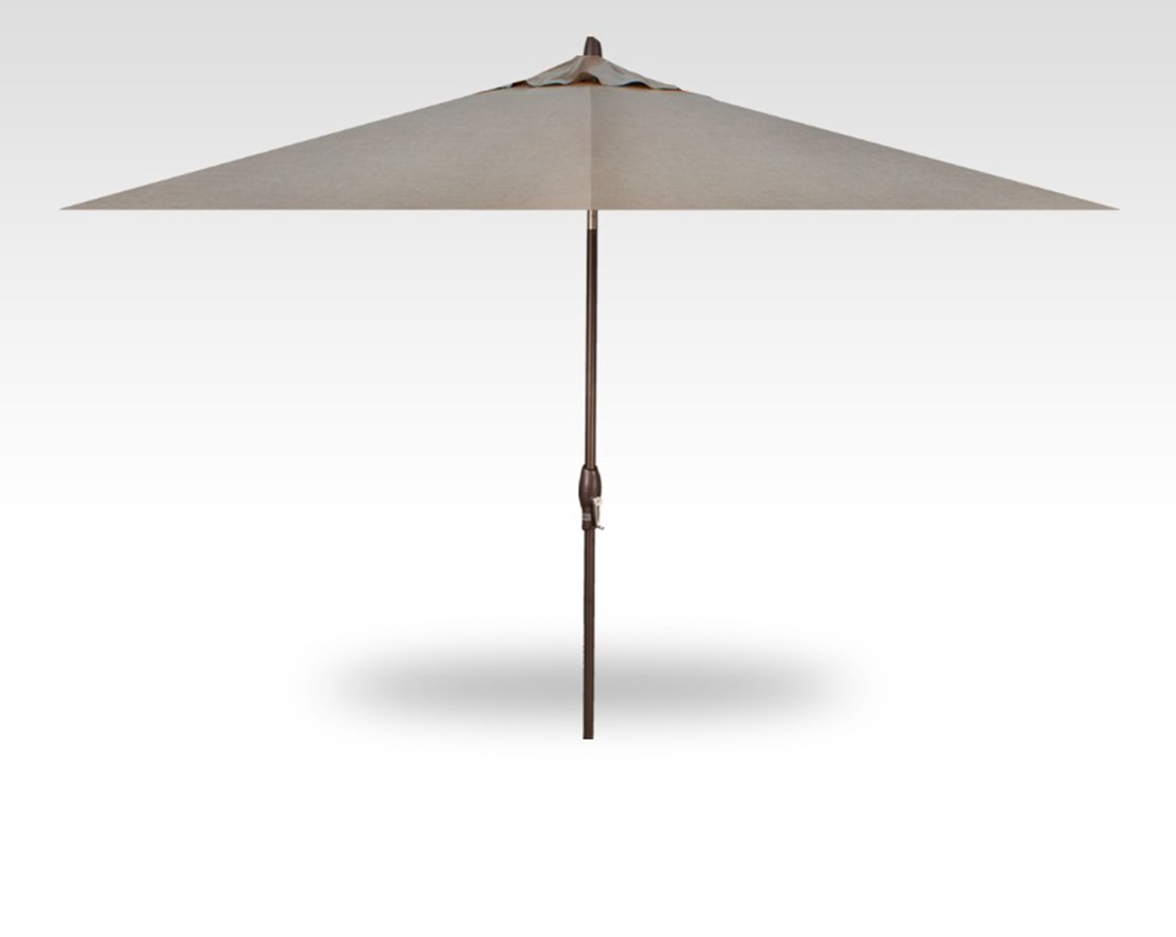 Closeout 8'x10' Rect. Auto Tilt Cast Ash Umbrella