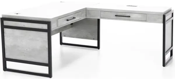 Artisan Concrete L Desk