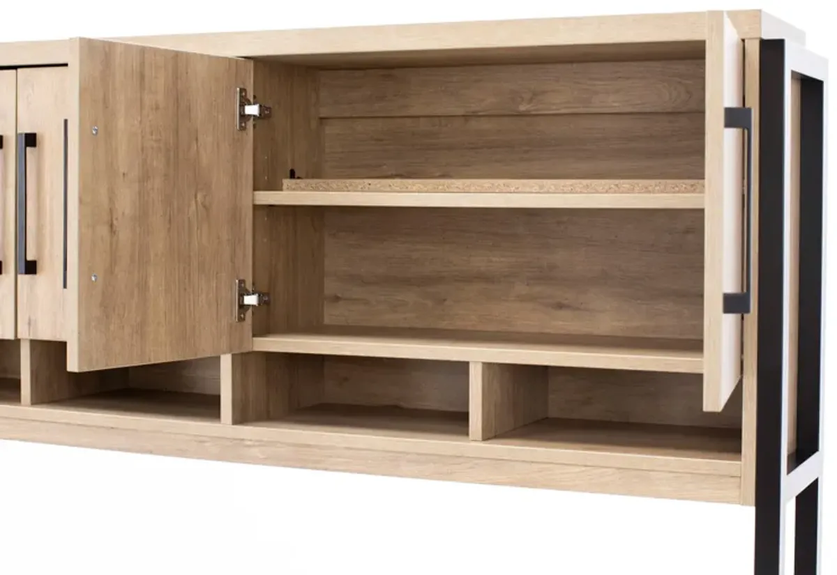 Artisan Natural Credenza & Hutch