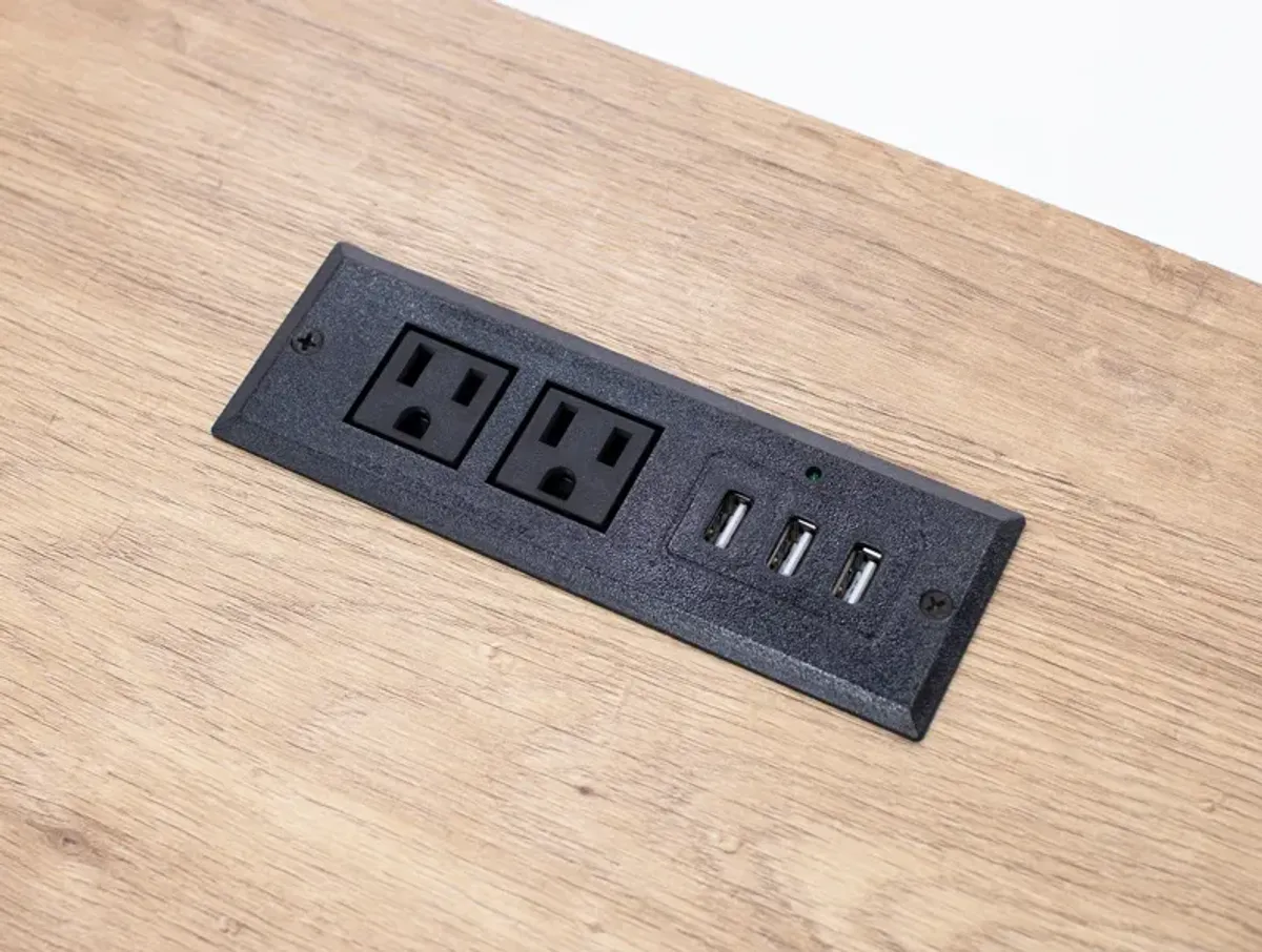 Artisan Natural Credenza & Hutch