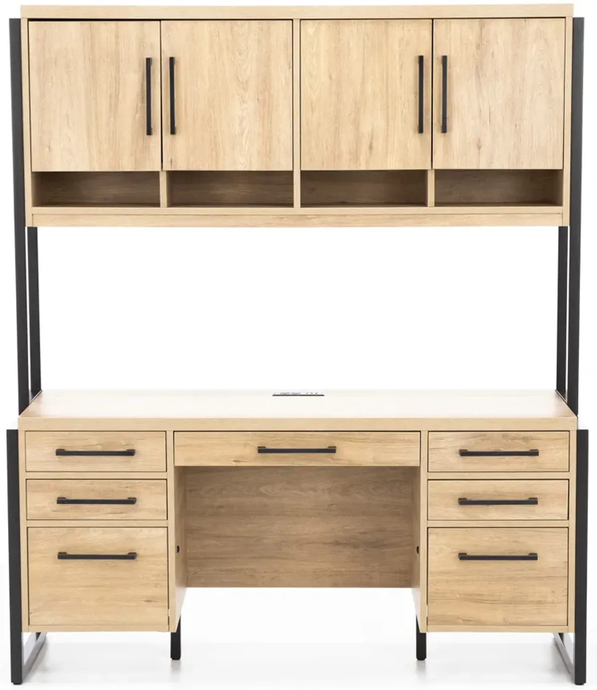 Artisan Natural Credenza & Hutch