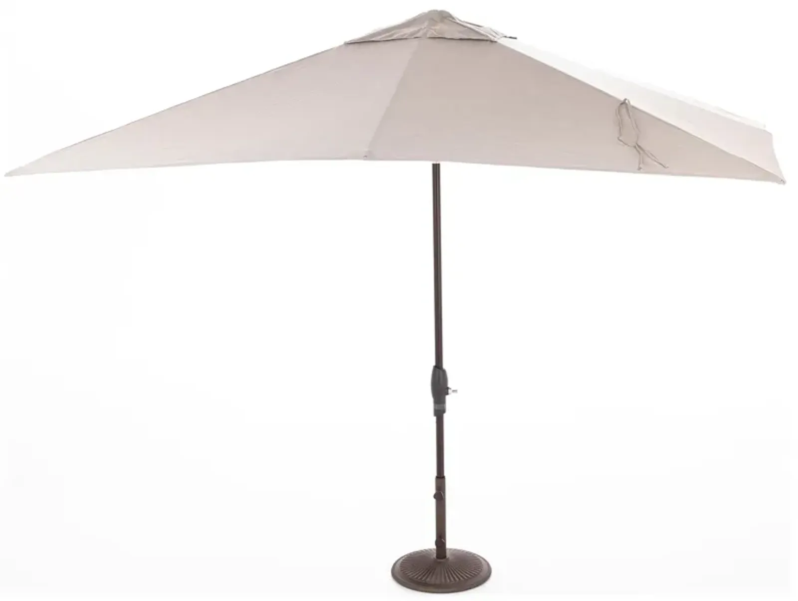 2-Pc 8'x10' Rect. Auto Tilt Cast Ash Umbrella