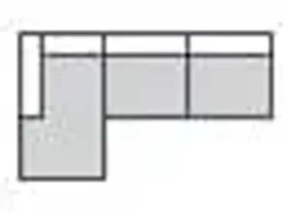 Jester 2-Pc. Sleeper Sectional In Natural Left-Facing In Natural