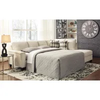 Jester 2-Pc. Sleeper Sectional in Natural