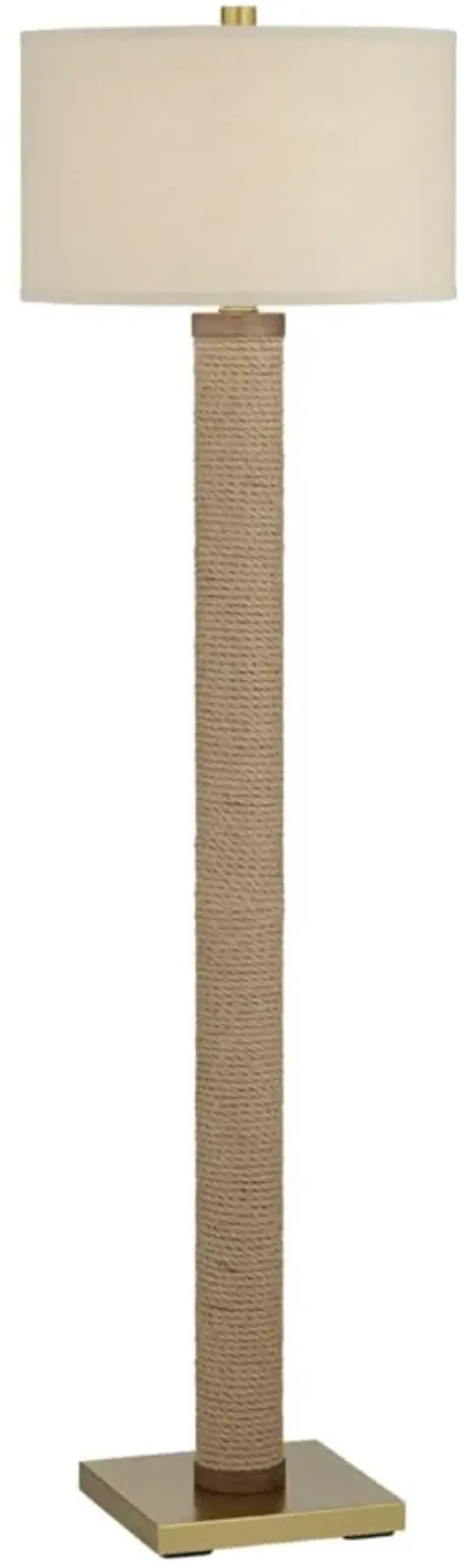 Rope Column Floor Lamp 64"H