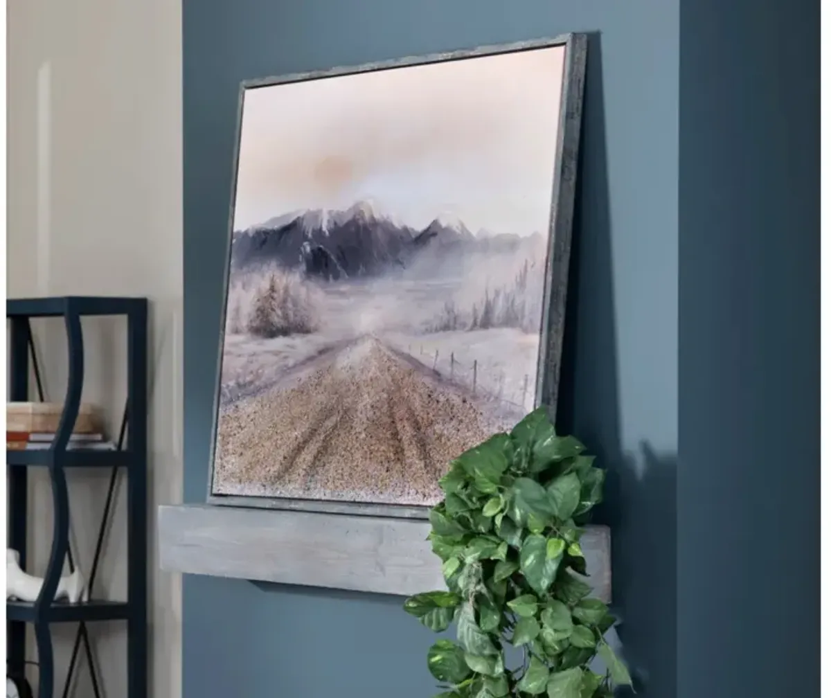 Bozeman Landscape Framed Canvas 47"W x 35.5"H