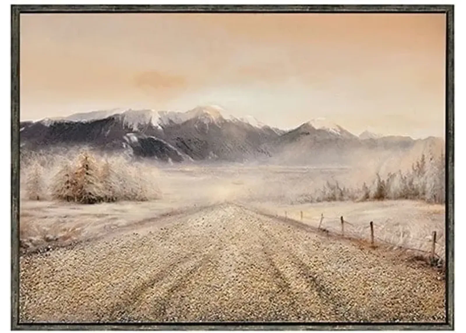 Bozeman Landscape Framed Canvas 42.5"W x 32.5"H