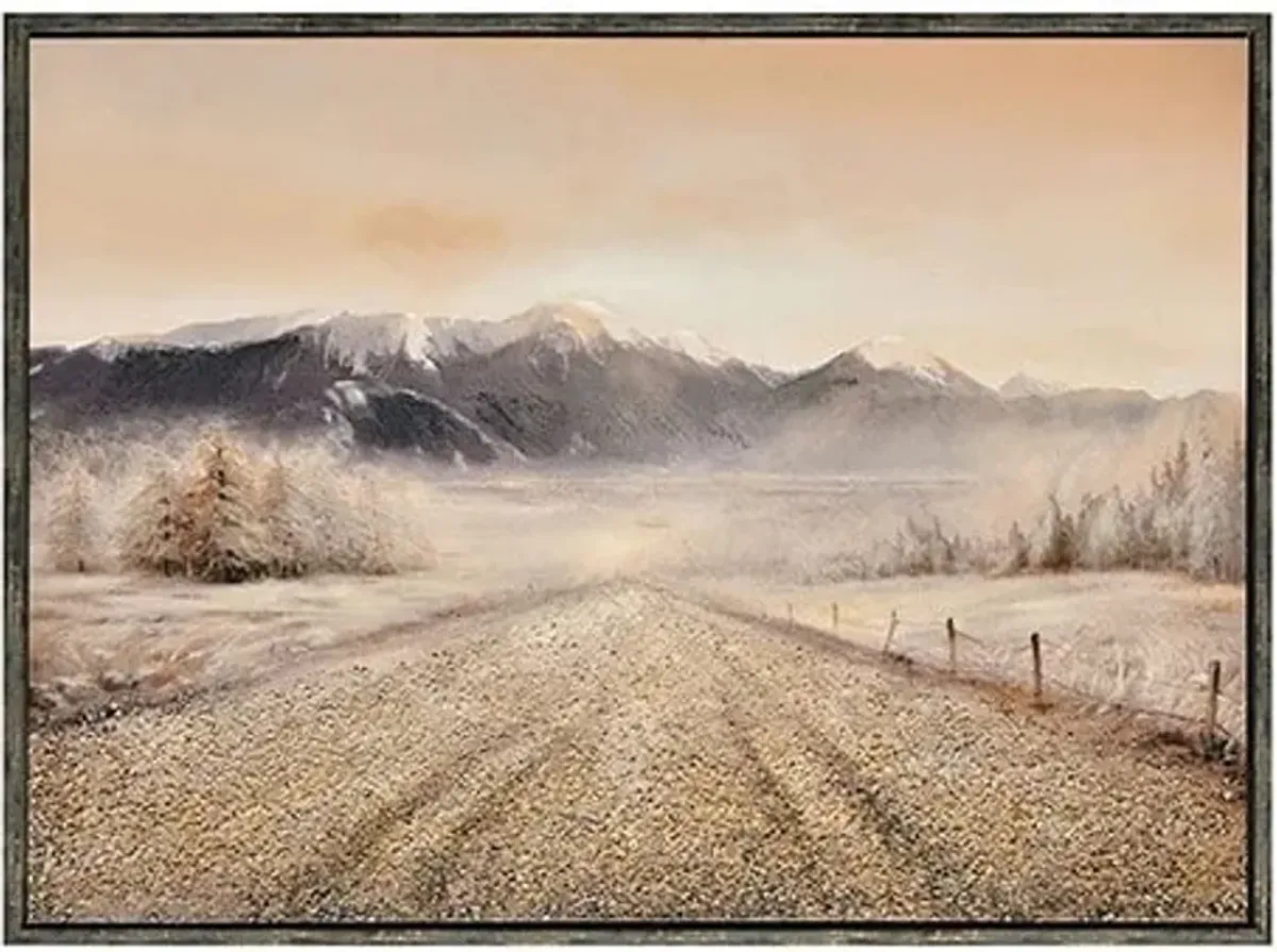 Bozeman Landscape Framed Canvas 42.5"W x 32.5"H