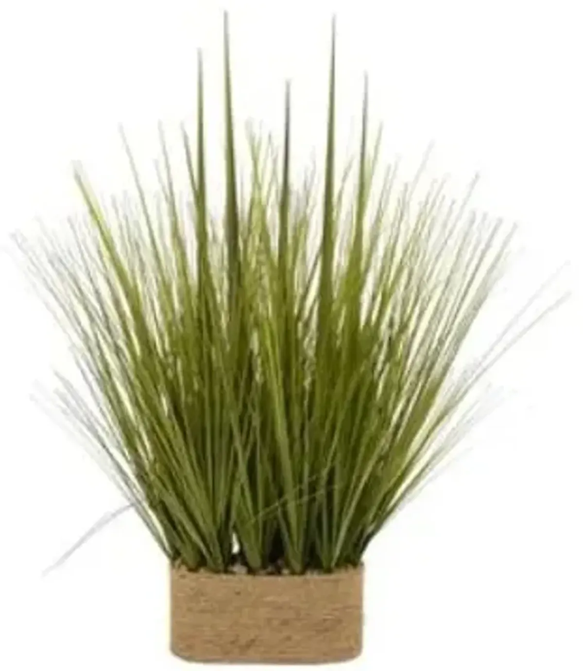 Faux Grass In Rope Pot 20"W x 30"H