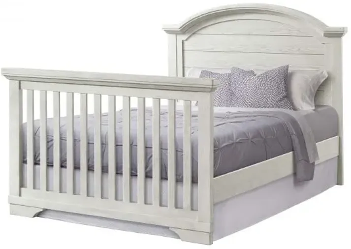 Full Size White Bed Rails & Slats for Luna Crib