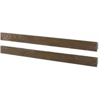 Full Size Bed Rails and Slats for Stella Crib, Brown