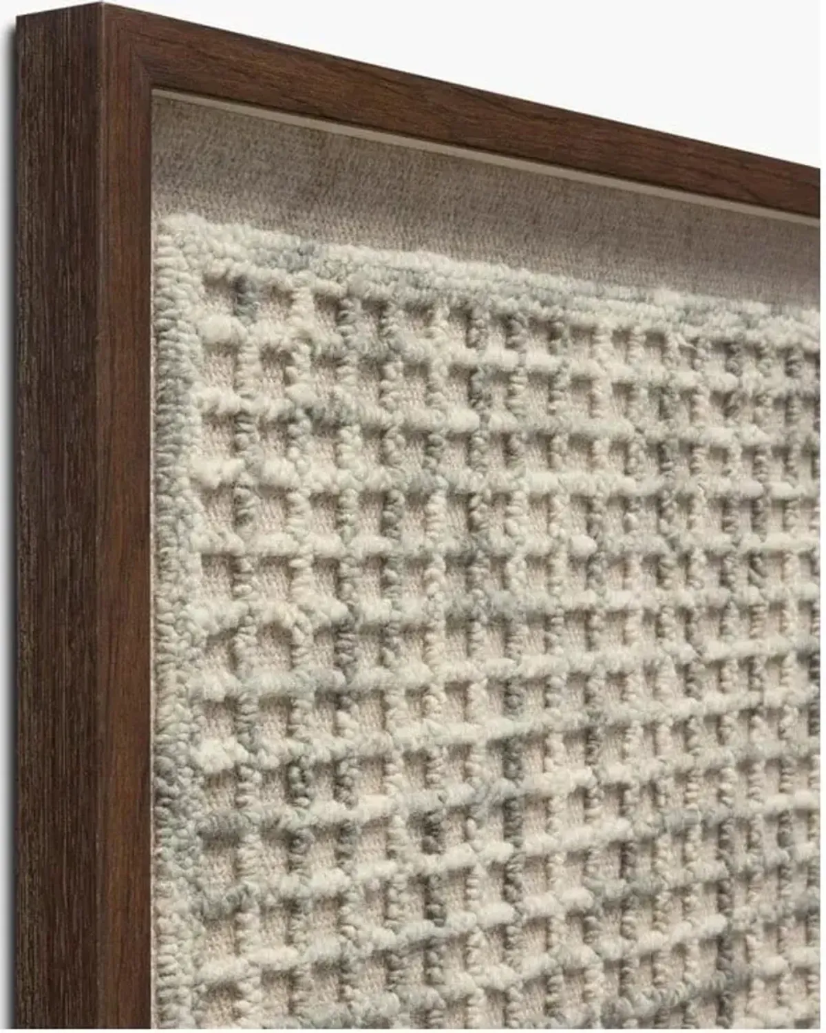 Tan Framed Textile 53"W x 35"H