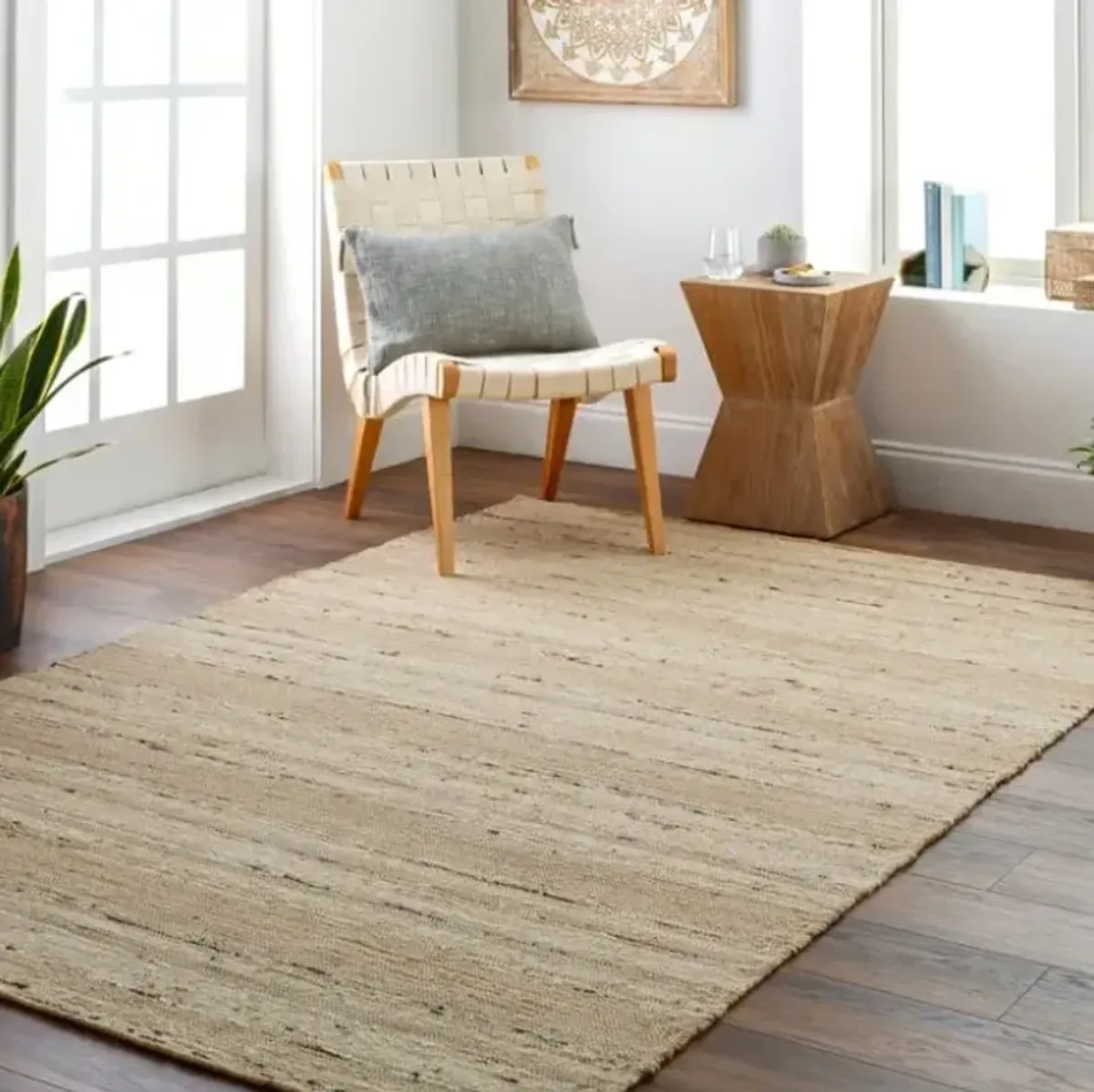 Geneva Jute/Wool Area Rug 8'W x 10'L