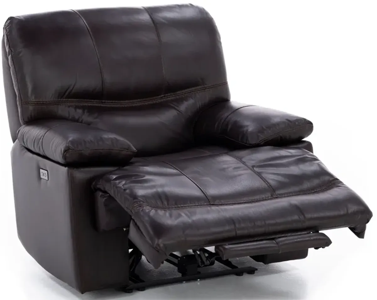 Denver Leather Zero Gravity Power Recliner