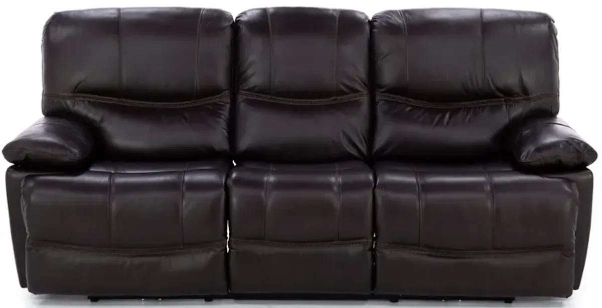 Denver Leather Zero Gravity Power Reclining Sofa