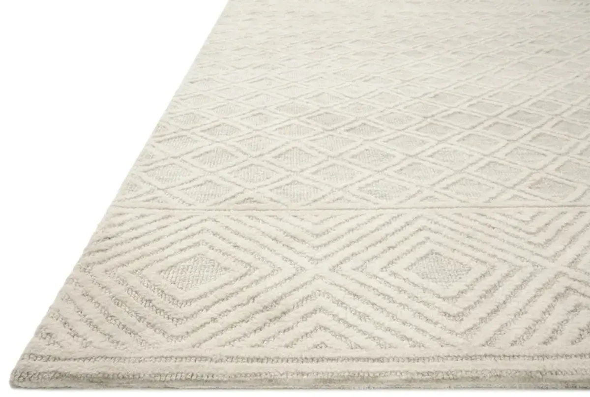 Neda Ivory/Natural Area Rug 5'W x 7'6"L