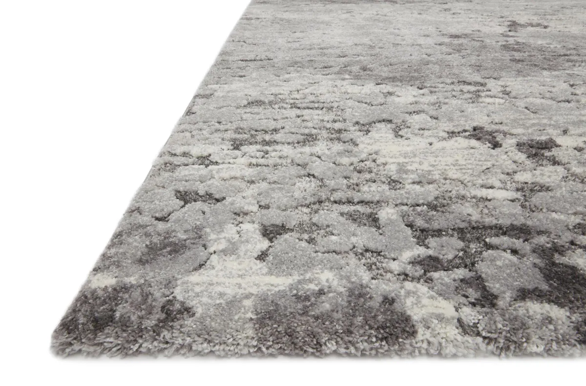 Theory Charcoal/Grey Area Rug 5'3"W x 7'7"L