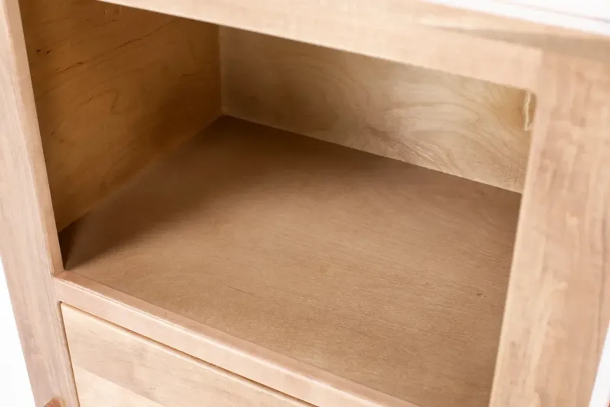 Vail 1 Drawer Nightstand In Smokey Taupe