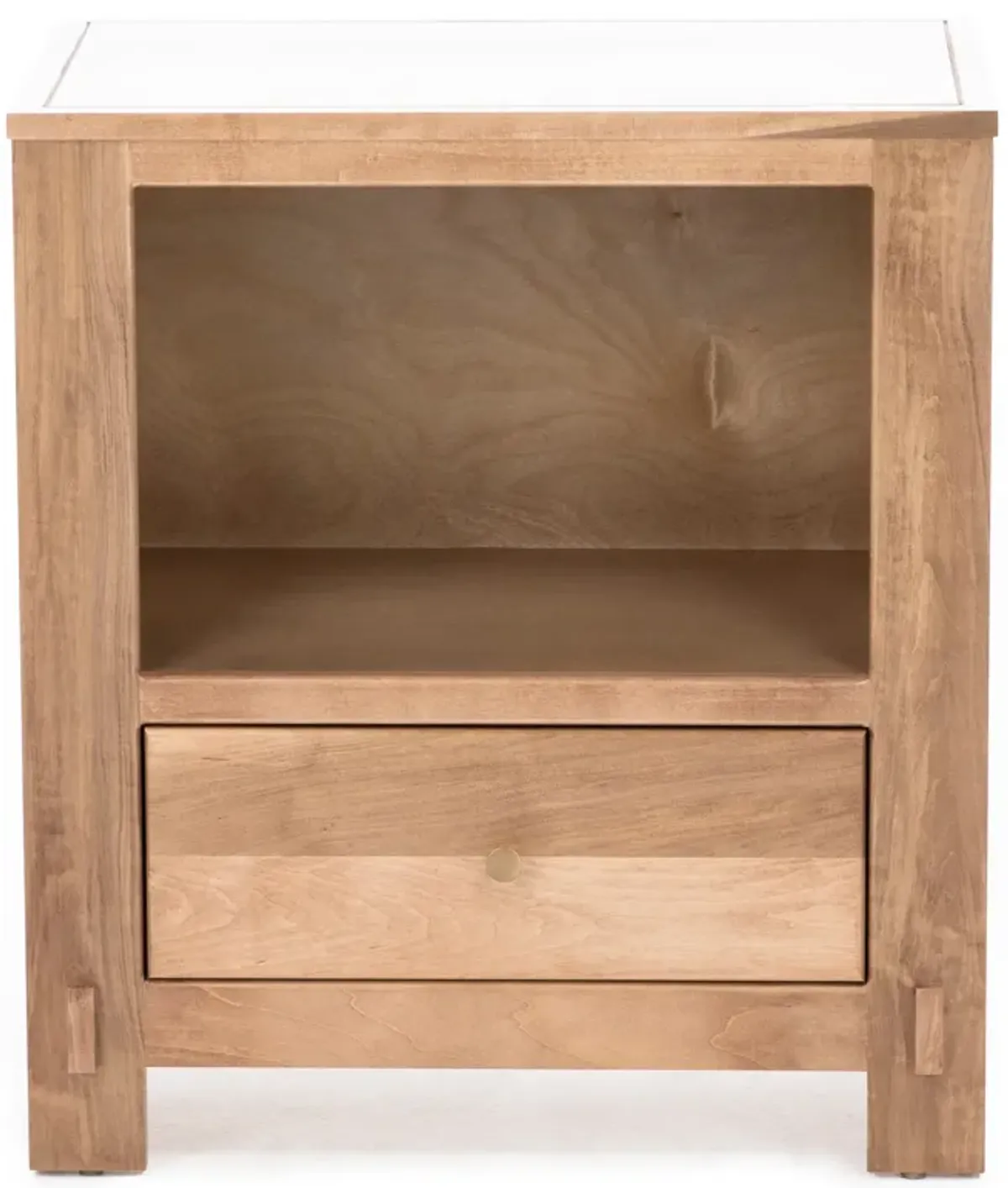 Vail 1 Drawer Nightstand In Smokey Taupe