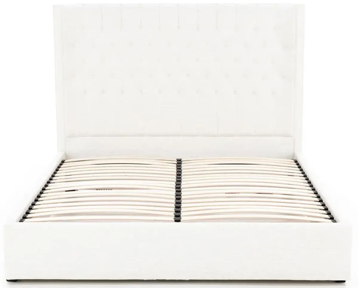 Carly King Upholstered Storage Bed